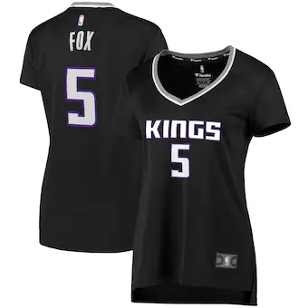 womens fanatics branded deaaron fox black sacramento kings-218